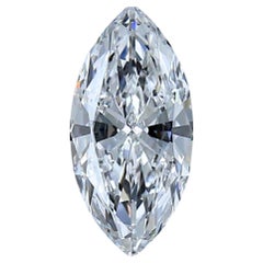 Stunning 1.05ct Double Excellent Ideal Cut Marquise-Shaped Diamond - GIA