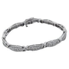 Superbe bracelet en or 10 carats avec diamants