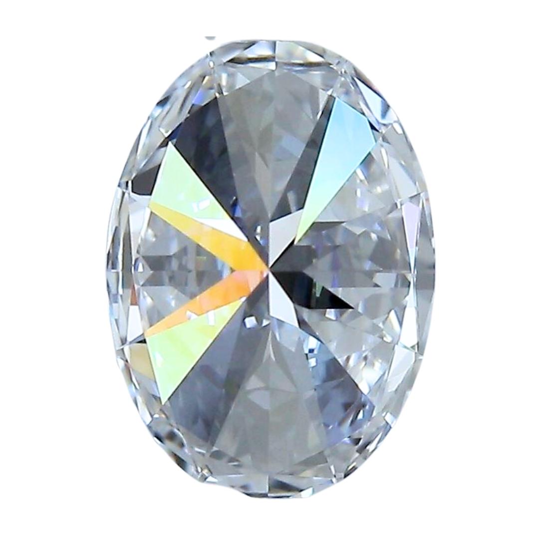 Women's Stunning 1.15ct Ideal Cut Oval-Shaped Diamond - GIA Certified For Sale
