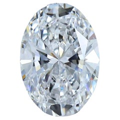 Superbe diamant de forme ovale de 1.15 carat, certifié GIA