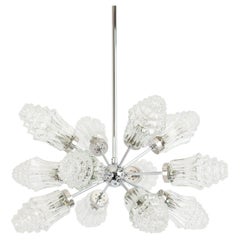 Stupendo lampadario Sputnik a 12 bracci di Richard Essig, Germania, anni '60