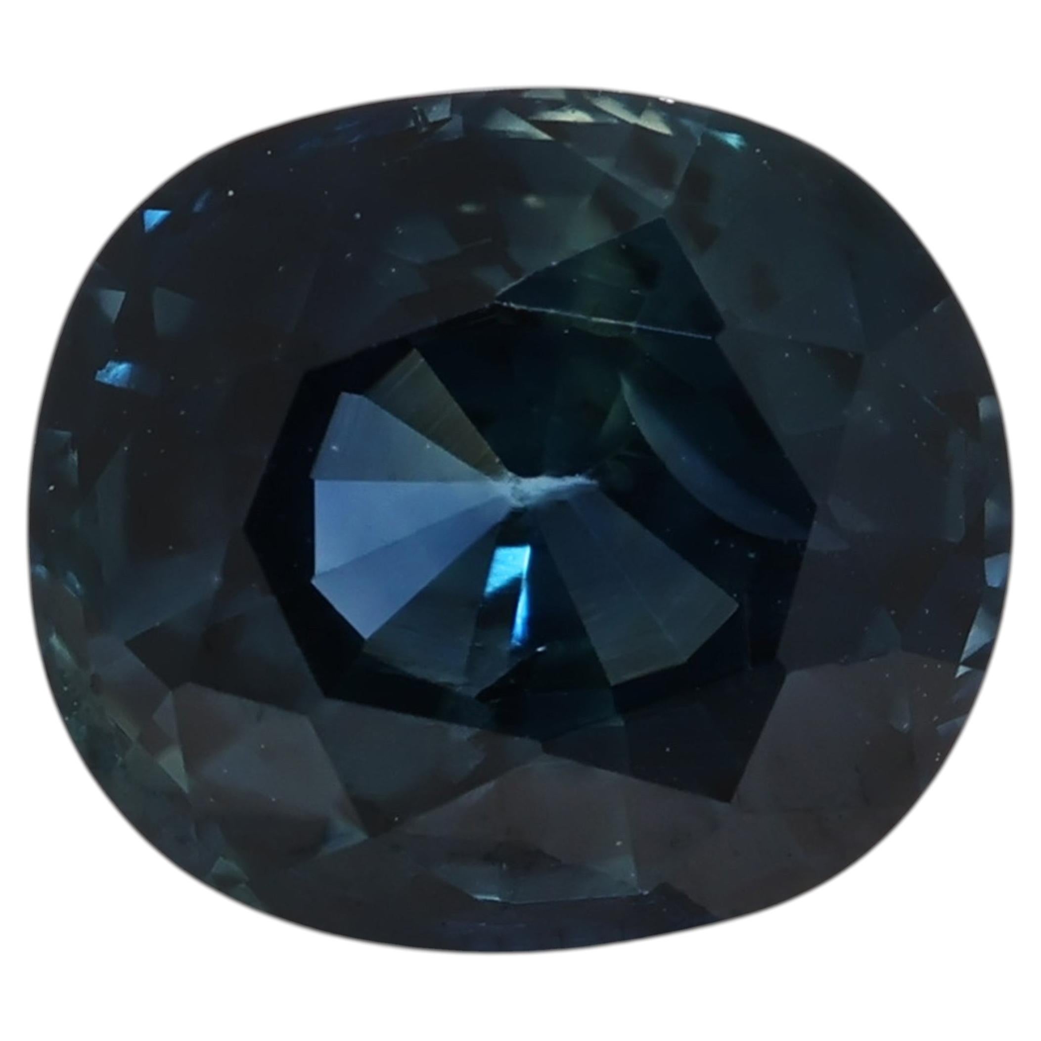 Stunning 1.20ct Natural Dark Blue Oval Sapphire Loose Gemstone