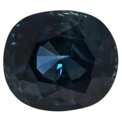 Impresionante Zafiro Ovalado Azul Oscuro Natural de 1,20ct Gema Suelta