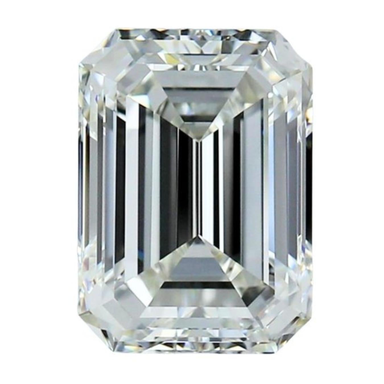 Stunning 1.21ct Double Excellent Ideal Cut Emerald Cut Diamond - IGI Certified 4