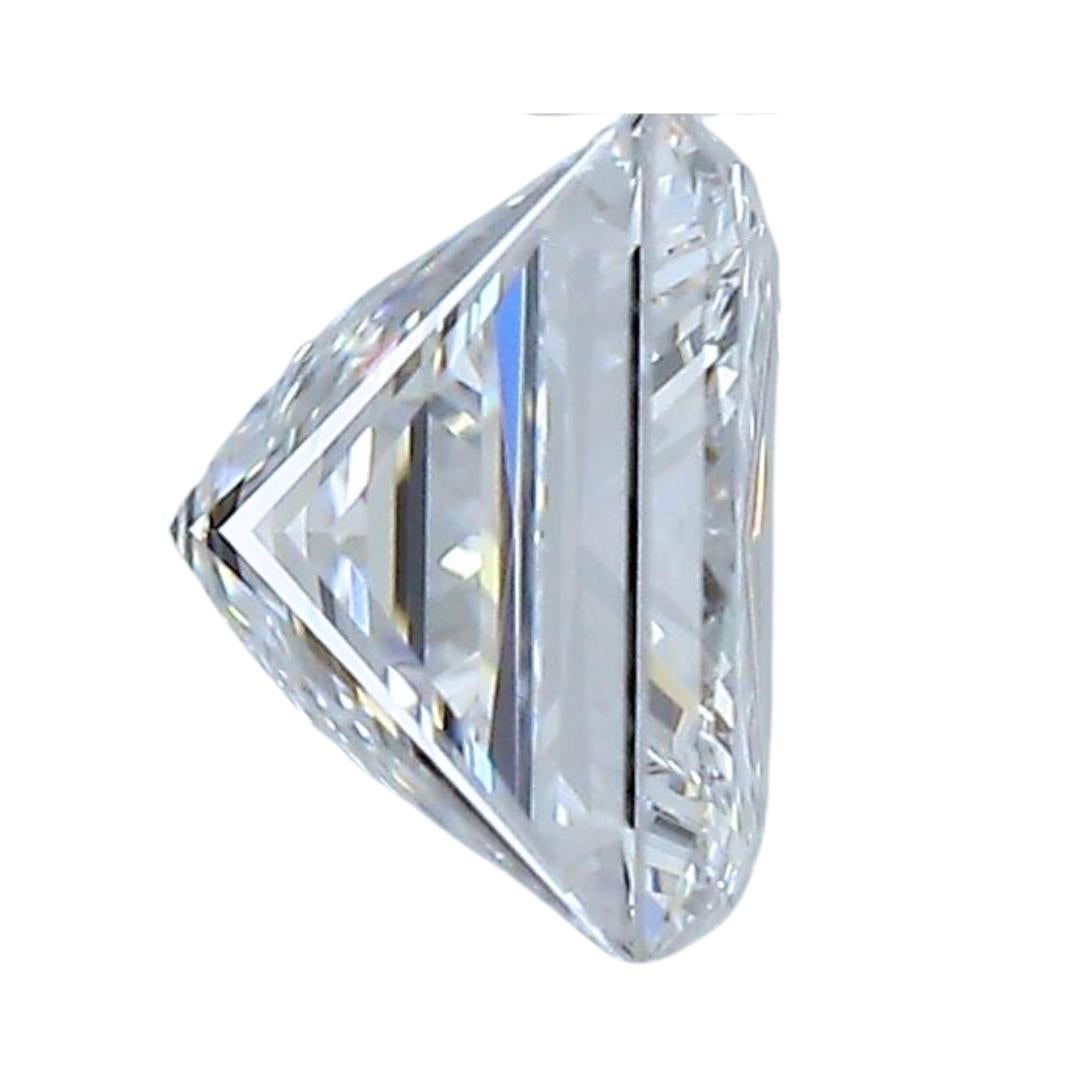 Stunning 1.21ct Ideal Cut Square Diamond - GIA Certified In New Condition For Sale In רמת גן, IL