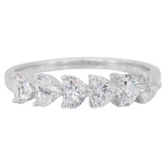 Atemberaubende 1,31ct Diamanten Ring in 18k Weißgold - IGI zertifiziert
