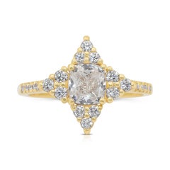 Stunning 1.44ct Diamonds Ring in 18k Yellow Gold - IGI Certified