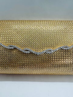 Stunning 14K Gold & Diamond Clutch Purse