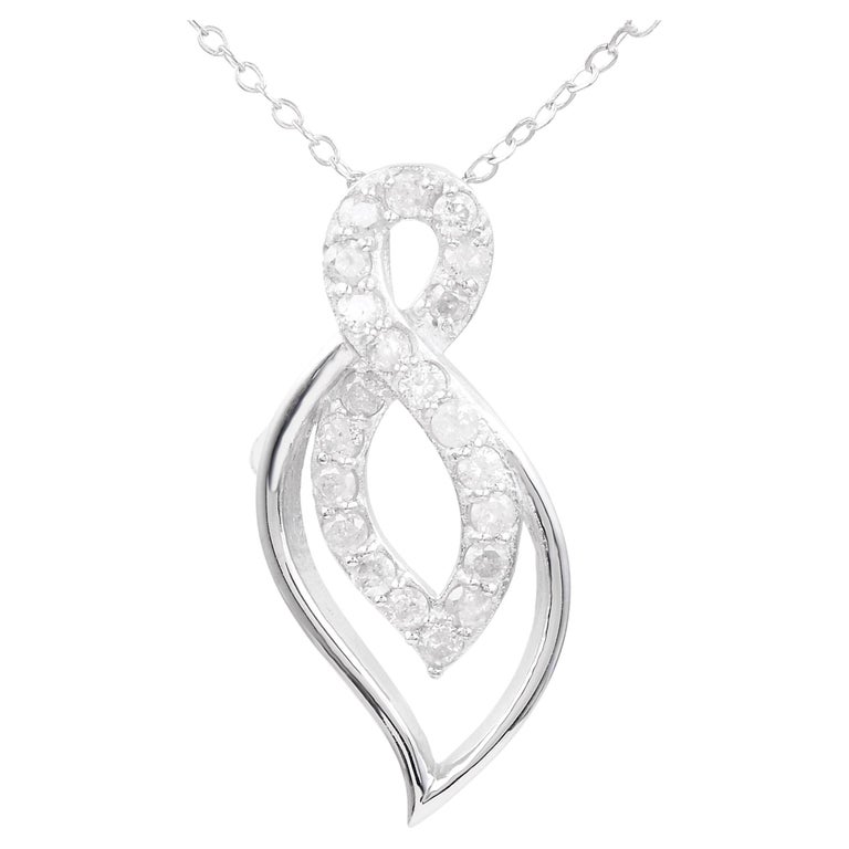 Infinity Half Concentric Circle 14K Gold and Peridot Pendant Necklace