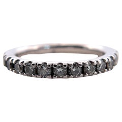 Stunning 14K White Gold Diamond Band