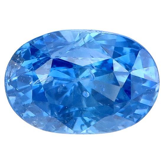 Saphir Bleu Bleuet (Cornflower Blue) 6x8 Mm - Qualité IF (Internally Flawless) - Créé En Laboratoire