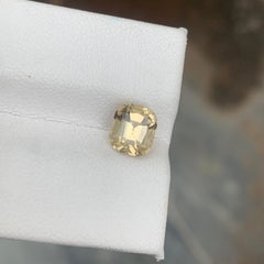 Stunning 1.50 Carat Natural Yellow Canary Loose Tourmaline Gemstone Afghan Mine