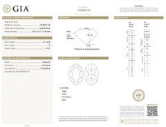Stunning 1.51ct Double Excellent Ideal Cut Oval-Shaped Diamond - GIA Certified