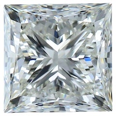 Stunning 1.51ct Double Excellent Ideal Cut Princess Cut Diamond - IGI Certified