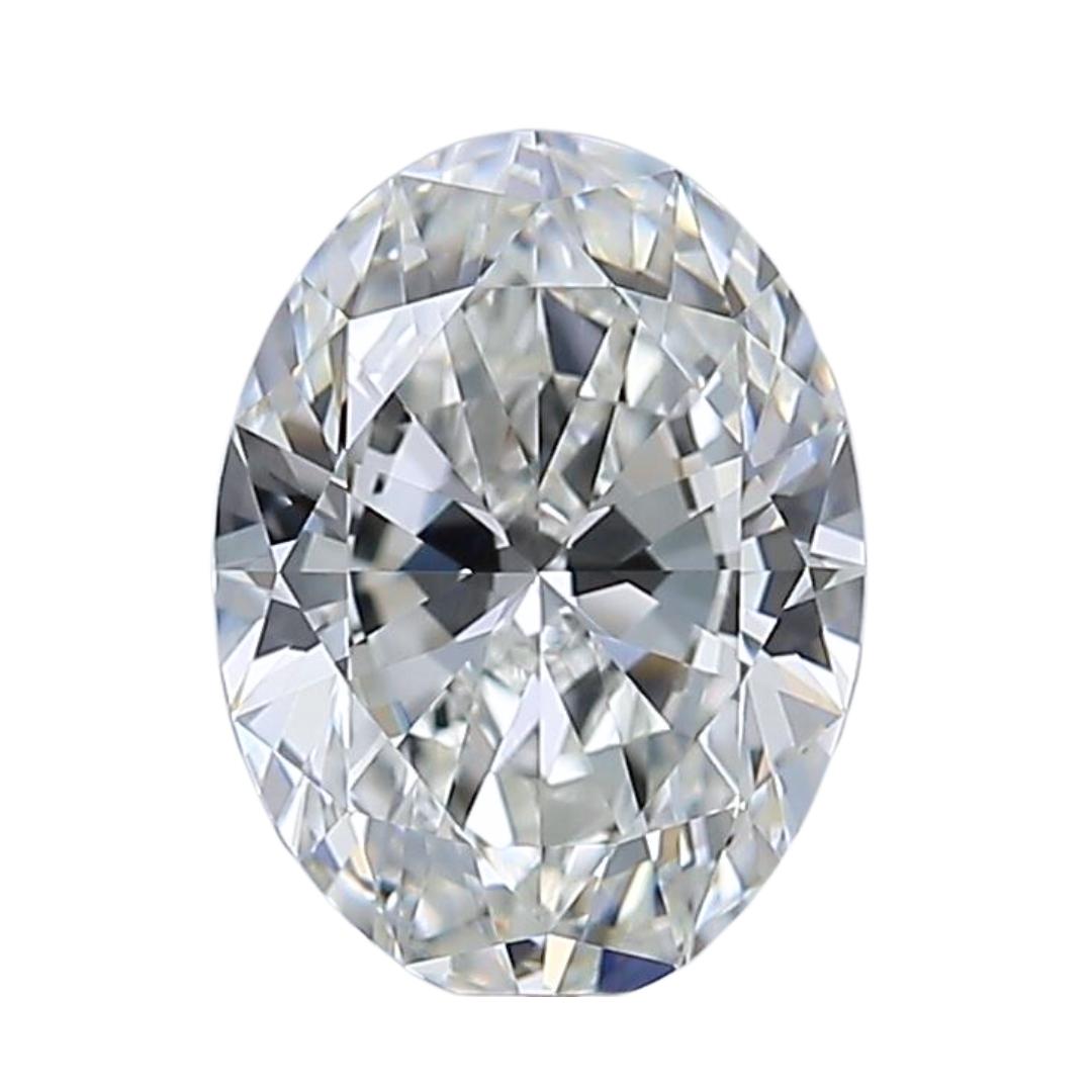 Superbe diamant de forme ovale de 1,51 carat, certifié GIA en vente 2