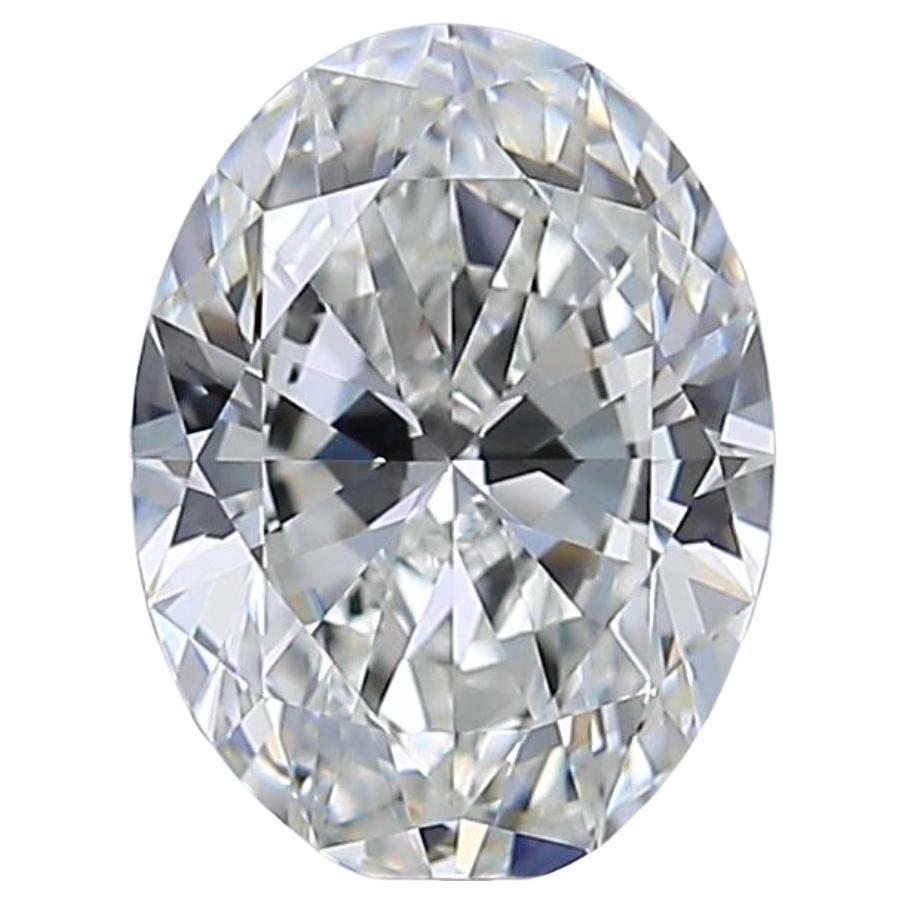 Superbe diamant de forme ovale de 1,51 carat, certifié GIA en vente