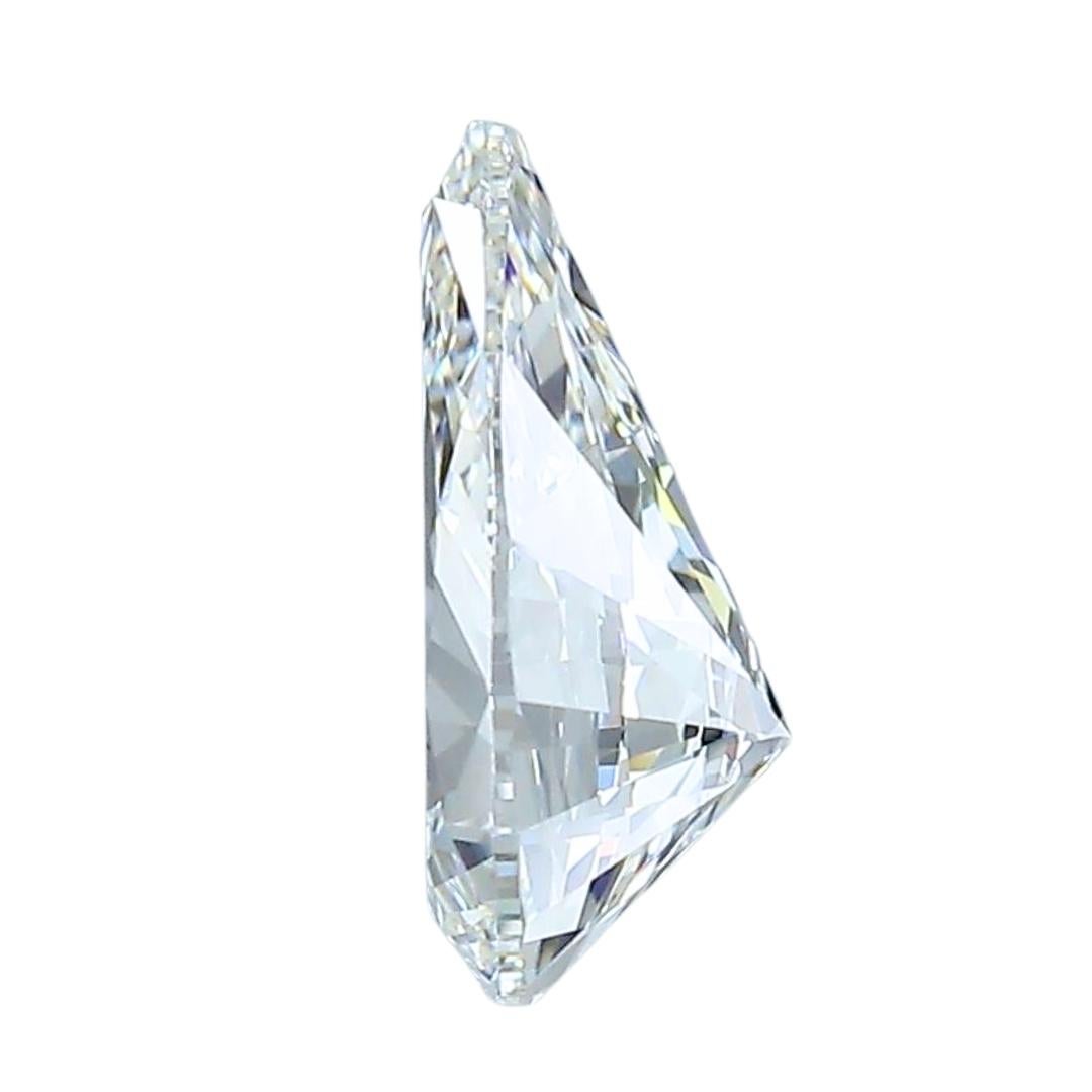 Taille poire Superbe diamant taille poire de 1,51 carat, certifié GIA en vente