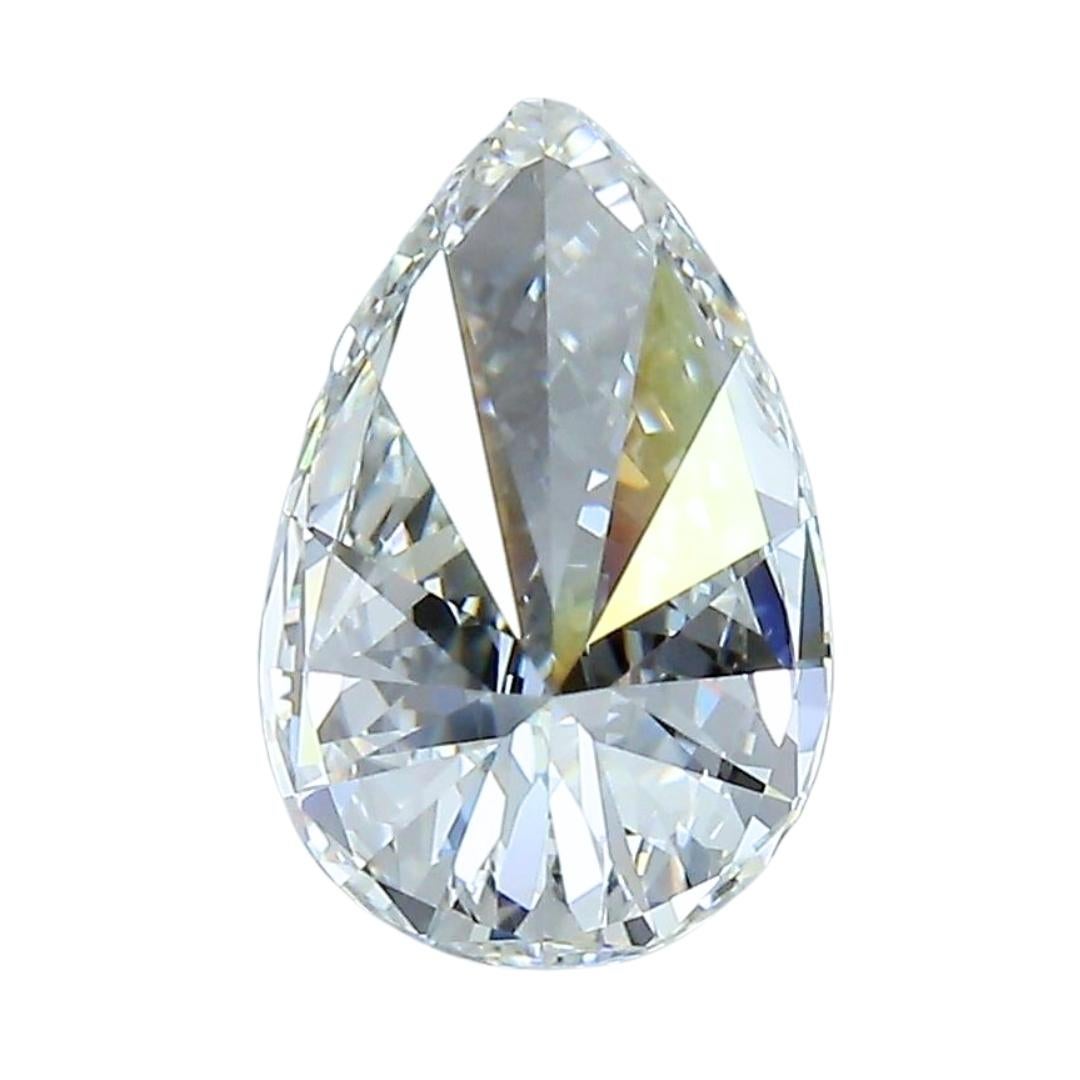 Superbe diamant taille poire de 1,51 carat, certifié GIA Pour femmes en vente