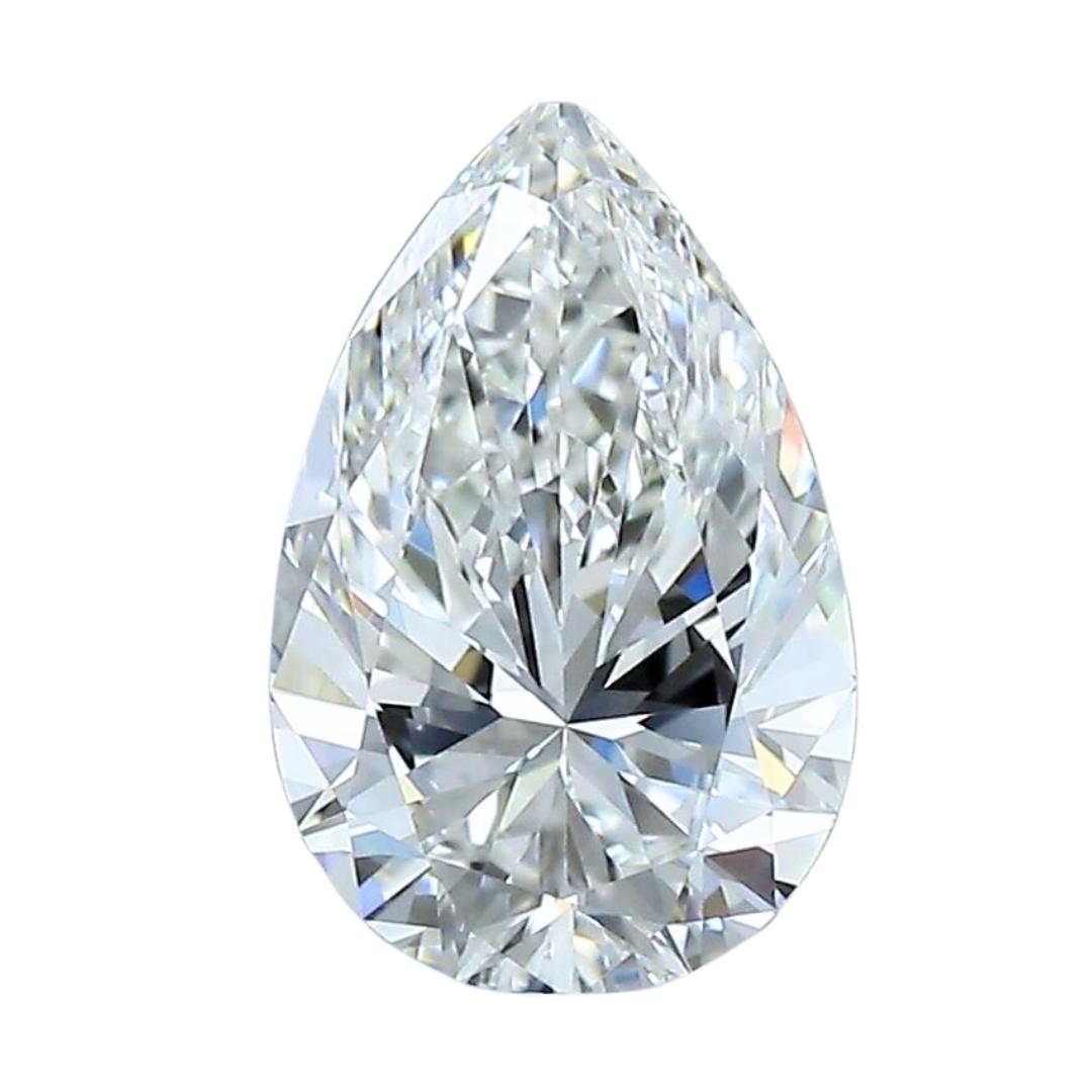 Superbe diamant taille poire de 1,51 carat, certifié GIA en vente 2