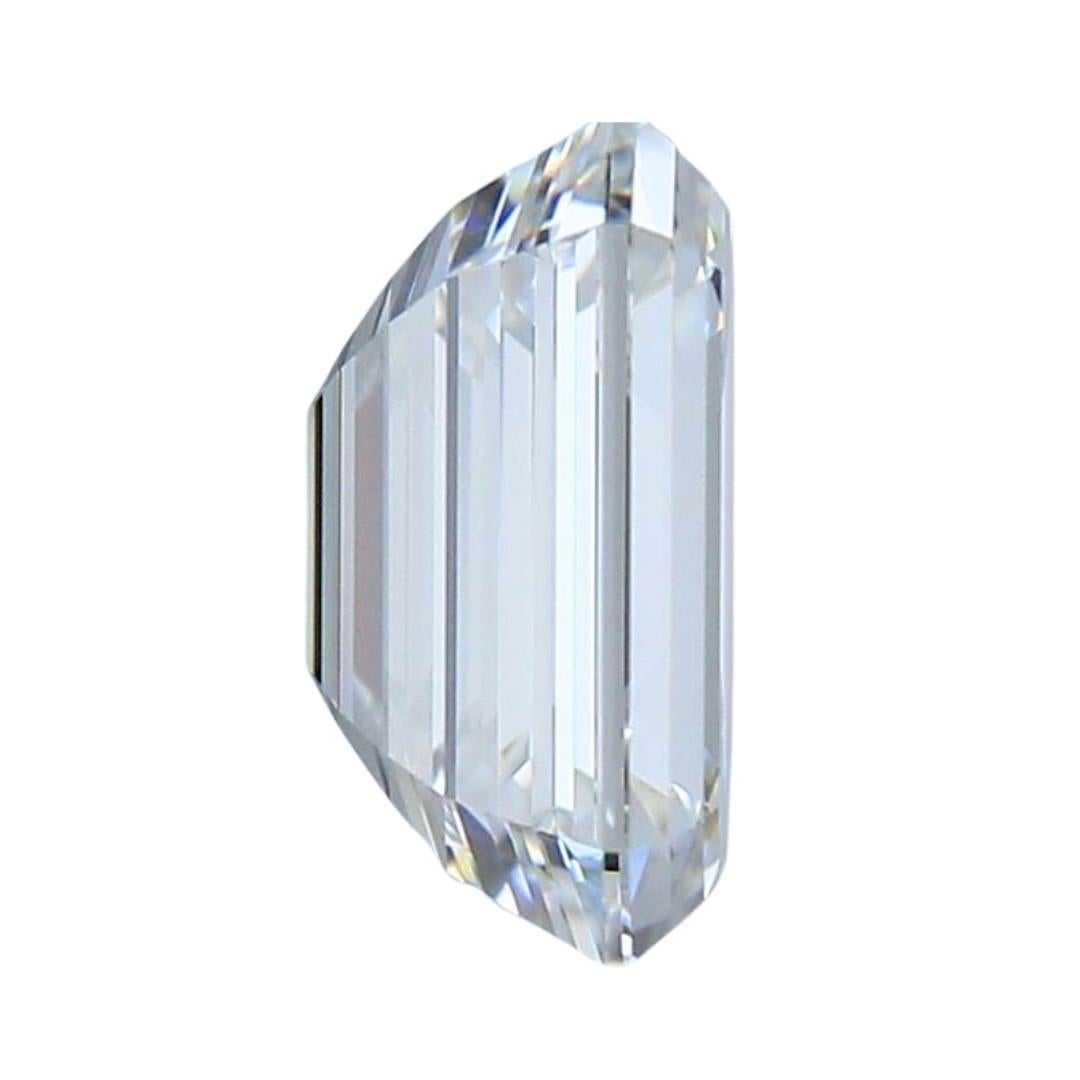 Stunning 1.52ct Ideal Cut Emerald-Cut Diamond - GIA Certified In New Condition For Sale In רמת גן, IL