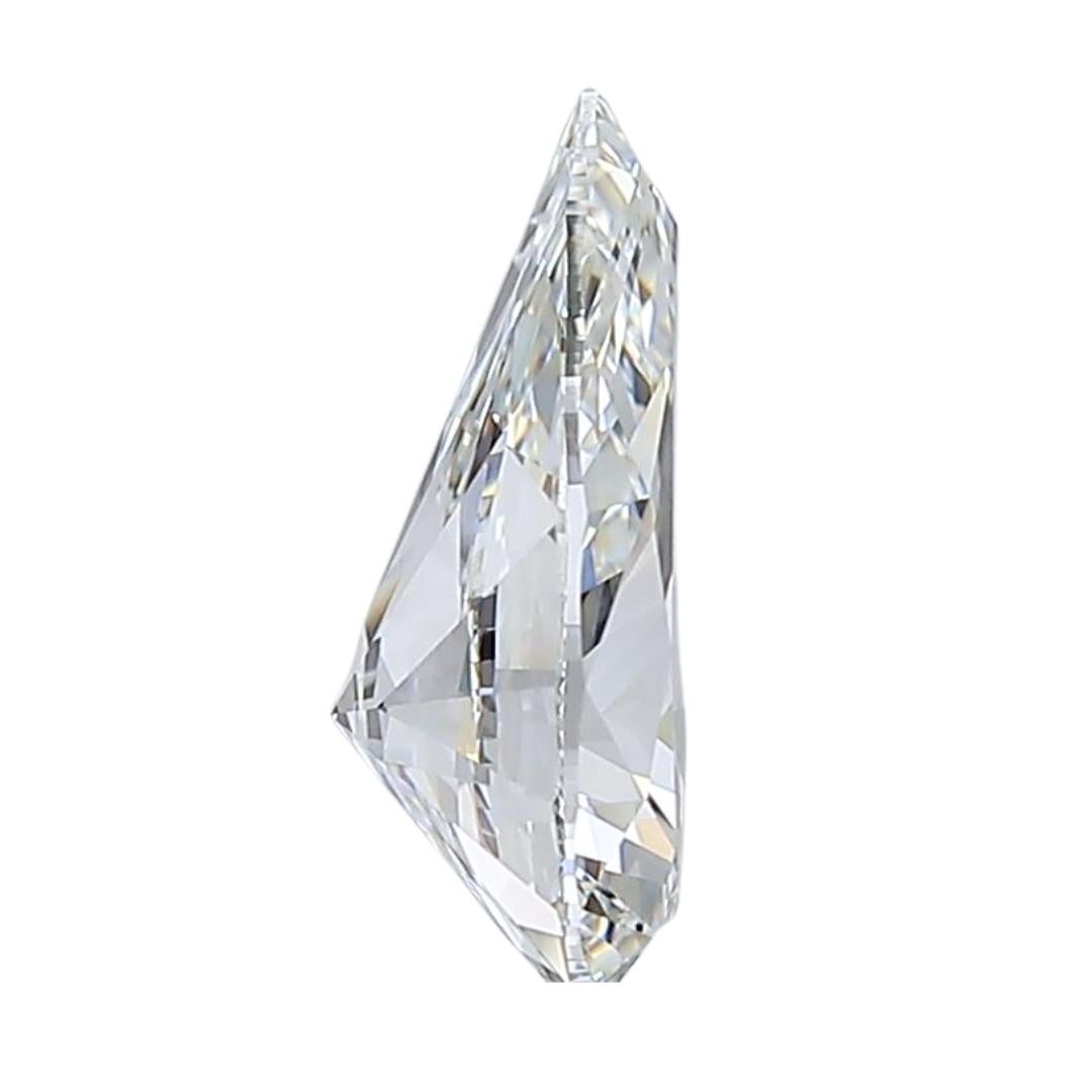 Stunning 1.61ct Ideal Cut Pear Shaped Diamond - GIA Certified In New Condition For Sale In רמת גן, IL