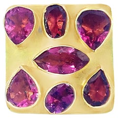 Stunning 18-Kt gold and Natural Tourmaline Ring