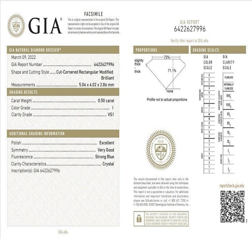 Superbe bague en or rose 18 carats avec un diamant naturel de 0,50 carat - Certificat GIA Neuf - En vente à רמת גן, IL