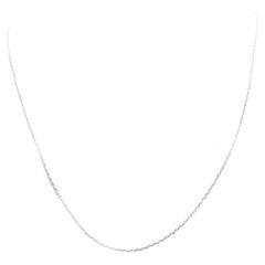 Stunning 18k White Gold Necklace Chain