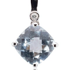 Stunning 18k White Gold Necklace with 2.01 Ct Natural Diamonds