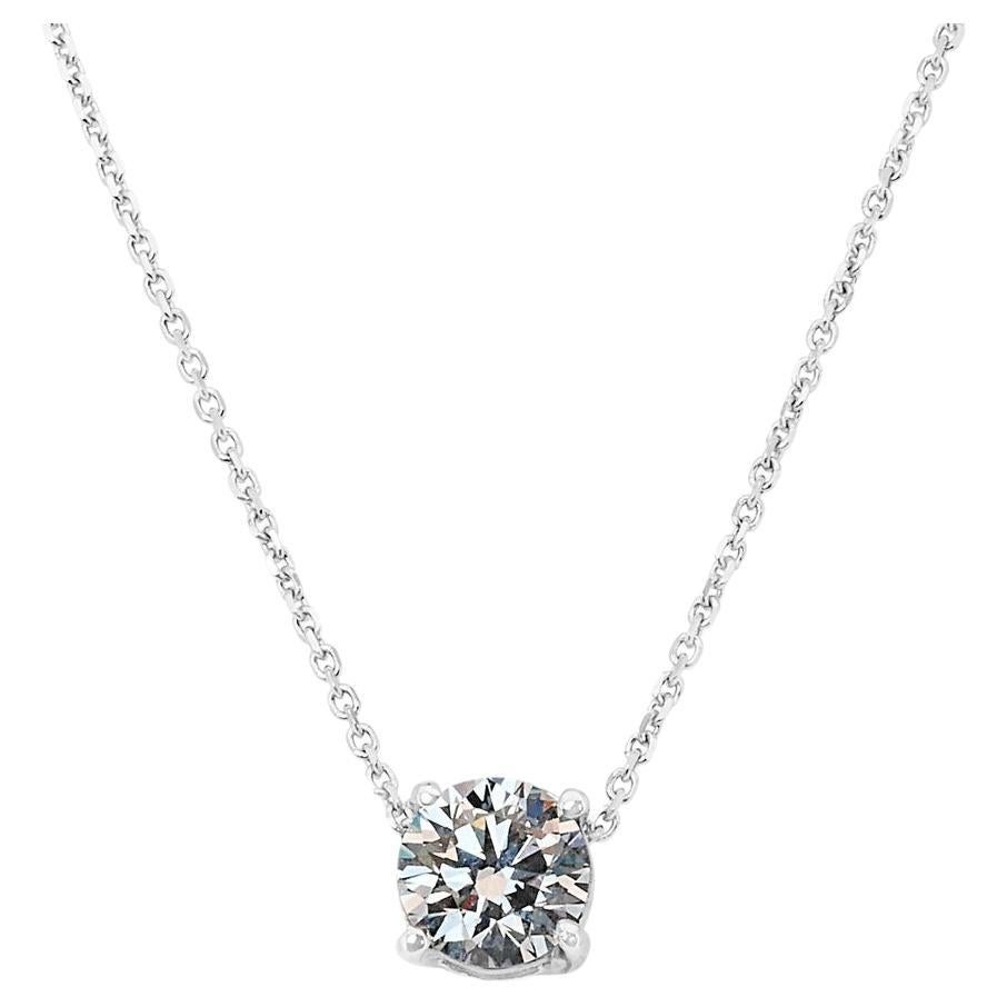 Dazzling 18k White Gold Necklace w/ 2.85 ct Rubies and Natural Diamonds ...