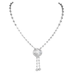  Stunning 18kt. White Gold Necklace with 1.75 ct Total Natural Diamonds IGI Cert