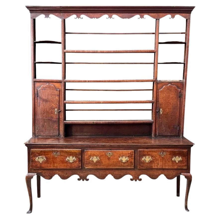 Stunning 18th Century English Welsh Dresser. For Sale