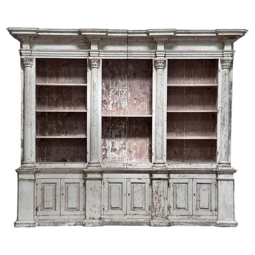 Stunning 18th Century Italian Bookcase For Sale