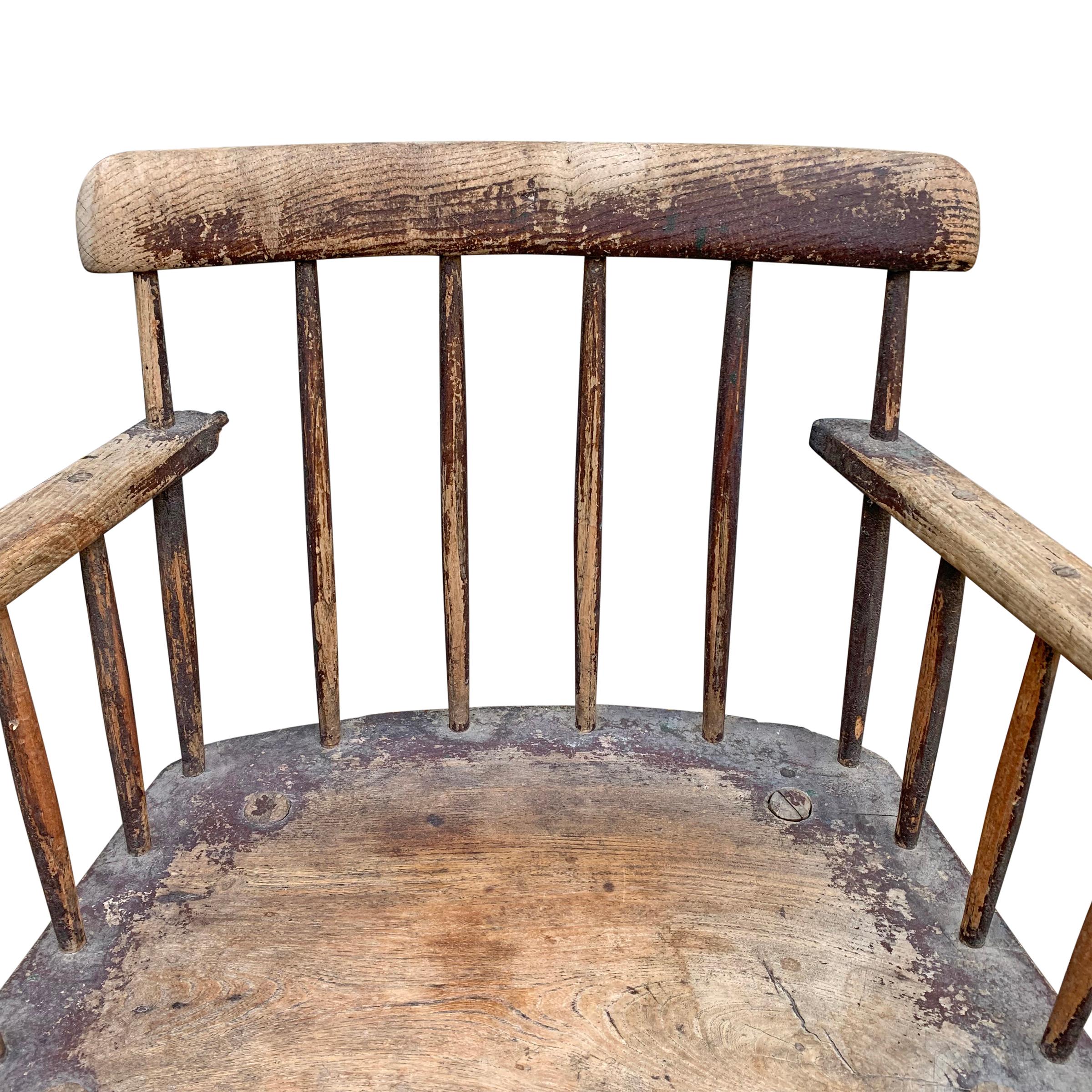 Rustic Stunning 18th Century Welsh Vernacular Windsor Chair