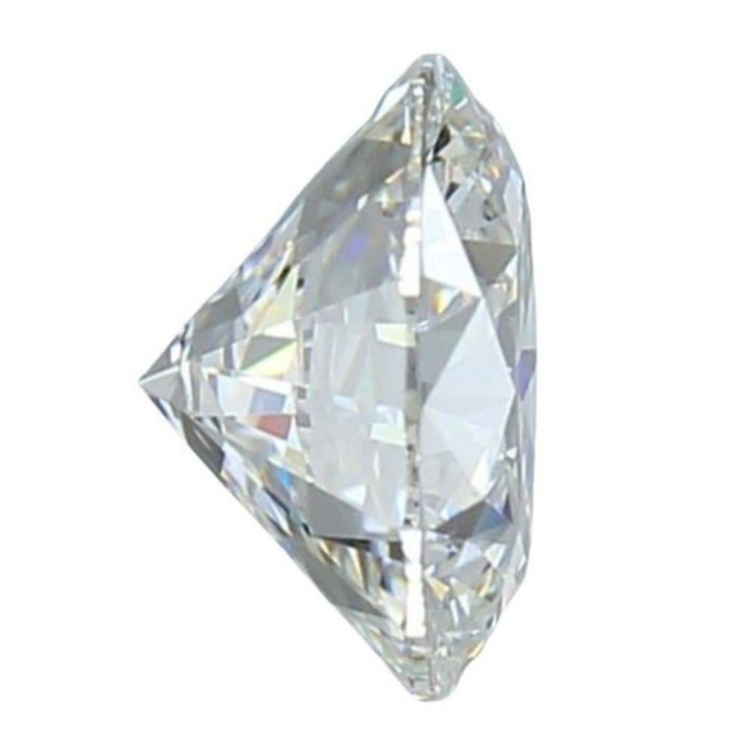 Stunning 1.90ct Triple Excellent Ideal Cut Round-Shaped Diamond - GIA Certified In New Condition In רמת גן, IL