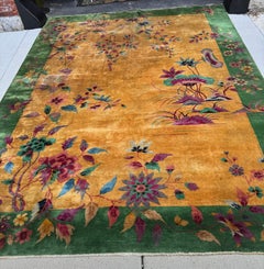 Superbe tapis chinois Art Déco des années 1920/30, Nichols Workshop