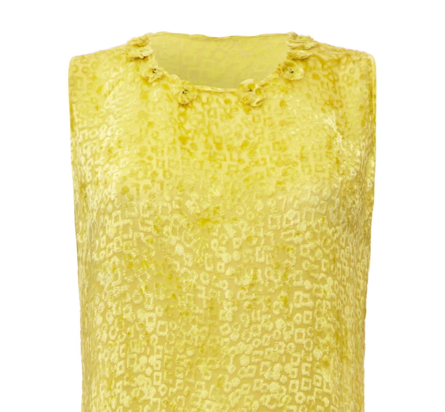 yellow flapper dress