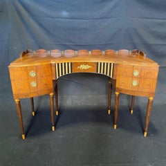Stunning 1930s Art Deco Robert W. Irwin Rosewood Dressing Table Vanity & Chair