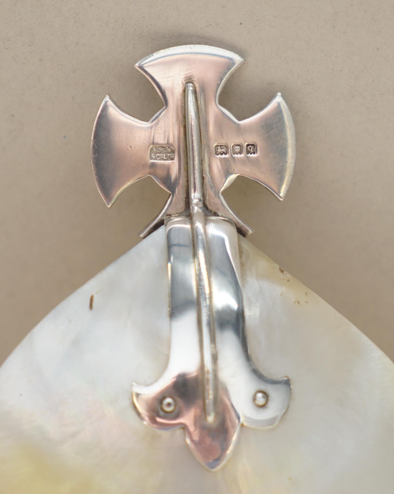 sterling silver baptismal shell