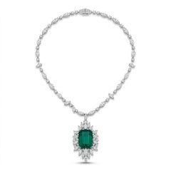 Splendida collana con smeraldi da 19,42 carati