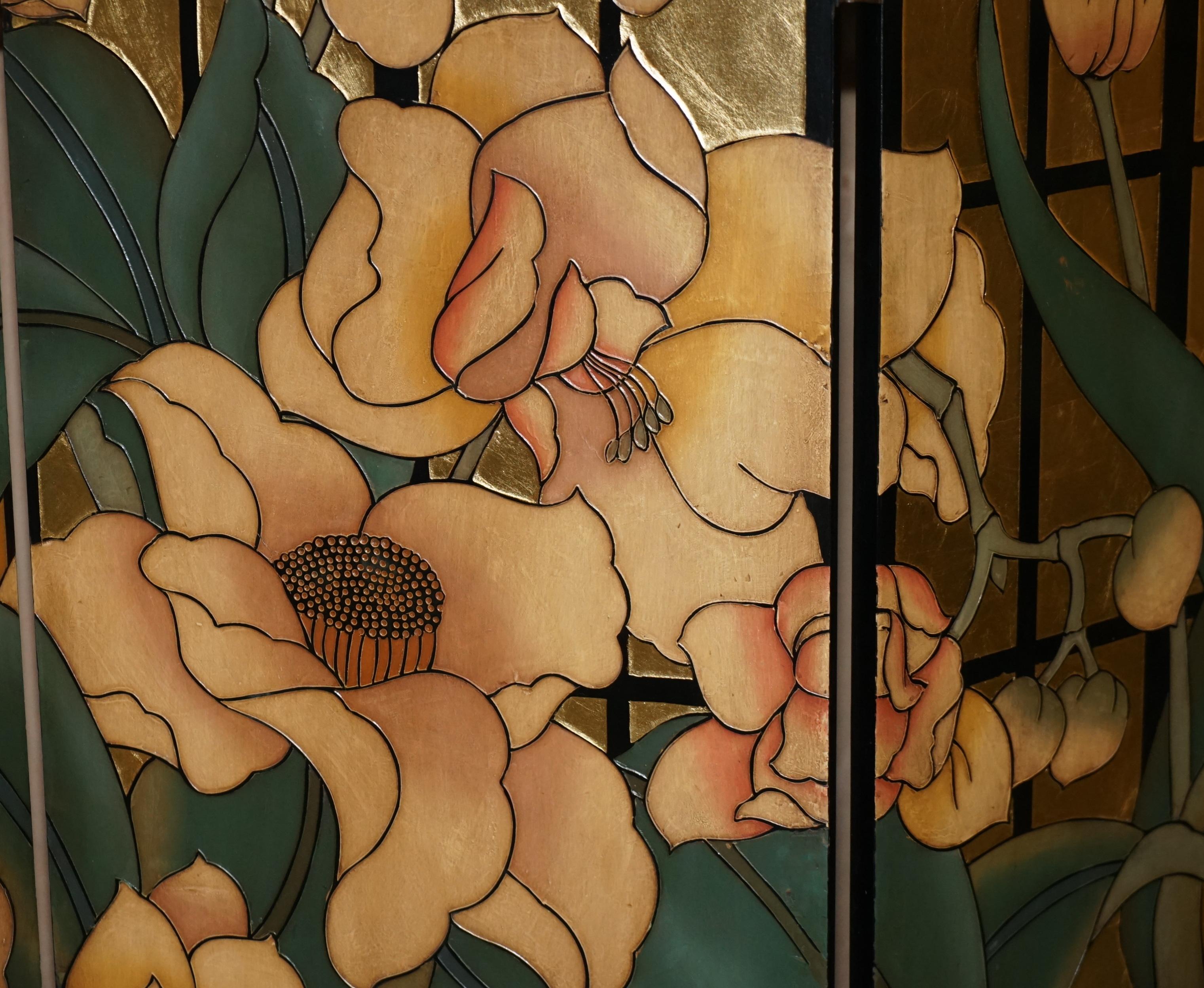 Stunning 1970s Fournier Paris Giltwood Room Divider from Liberty's London 2