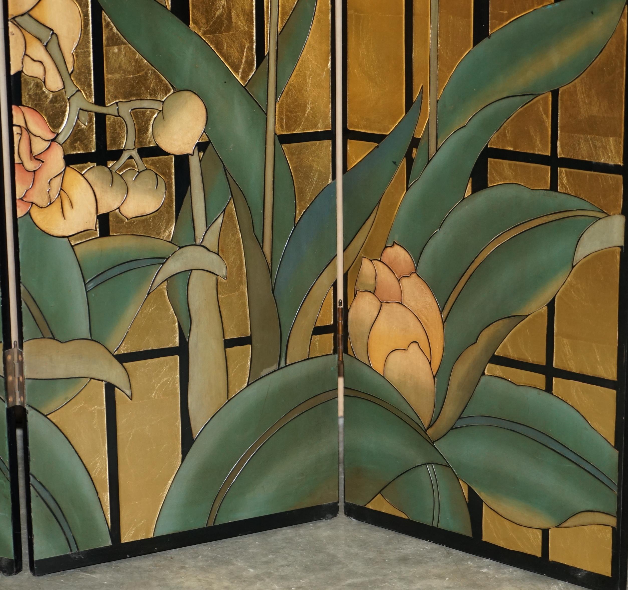 Stunning 1970s Fournier Paris Giltwood Room Divider from Liberty's London For Sale 8