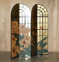 Stunning 1970s Fournier Paris Giltwood Room Divider from Liberty's London