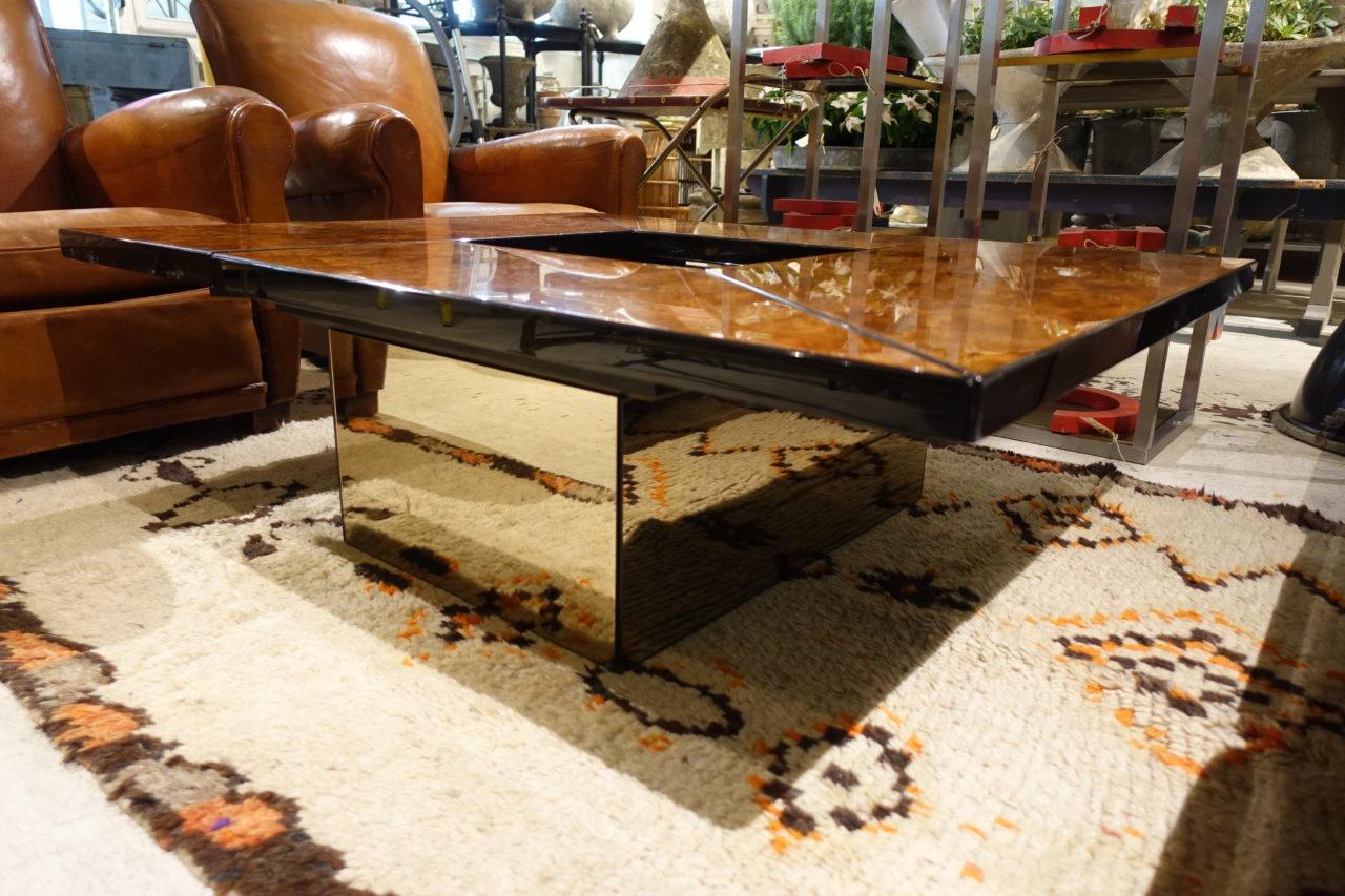 Late 20th Century Stunning 1970s French Coffee Table, Paul Michel