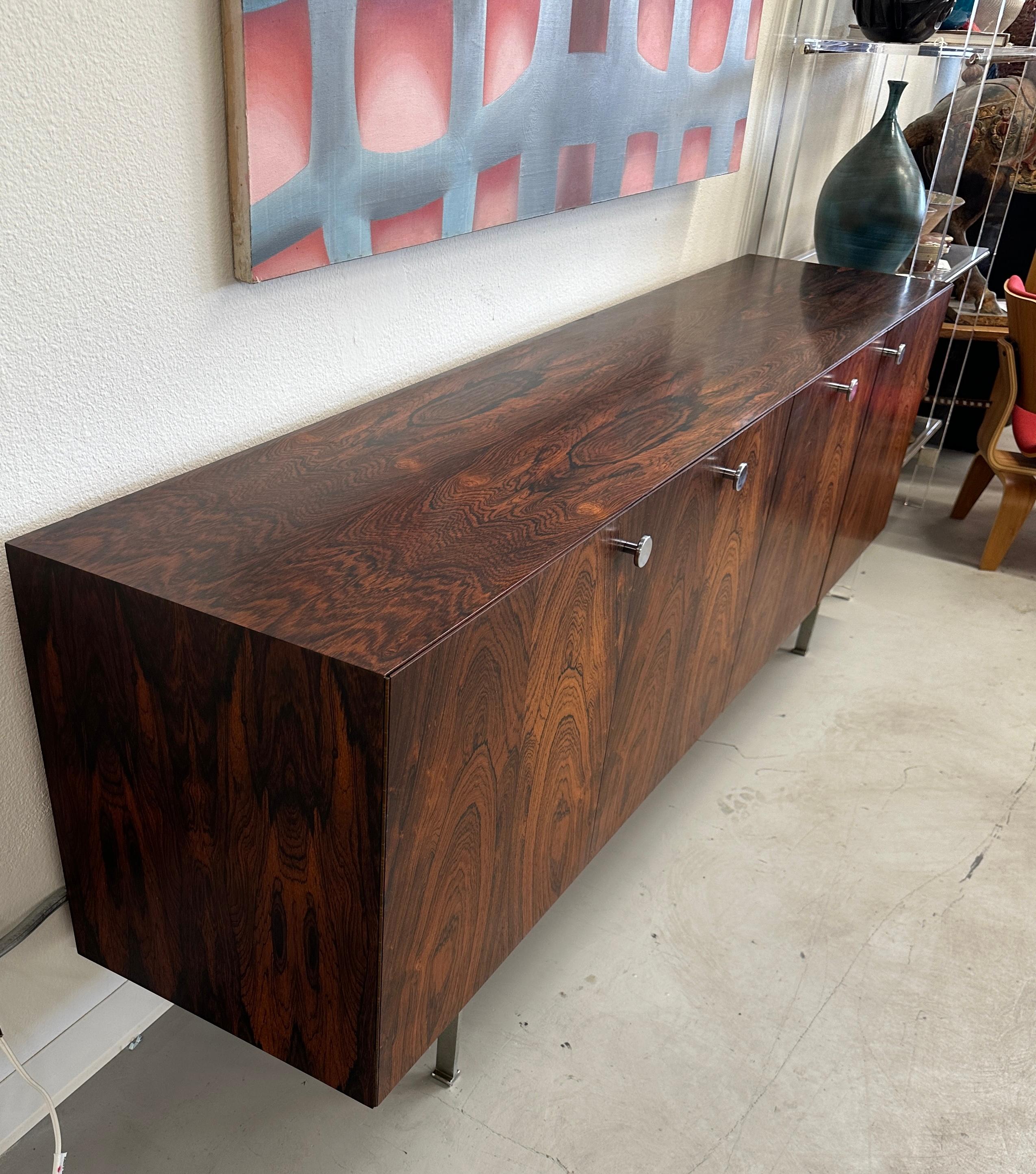Stunning 1970’s Poul Norreklit for Georg Petersens Rosewood Credenza 9