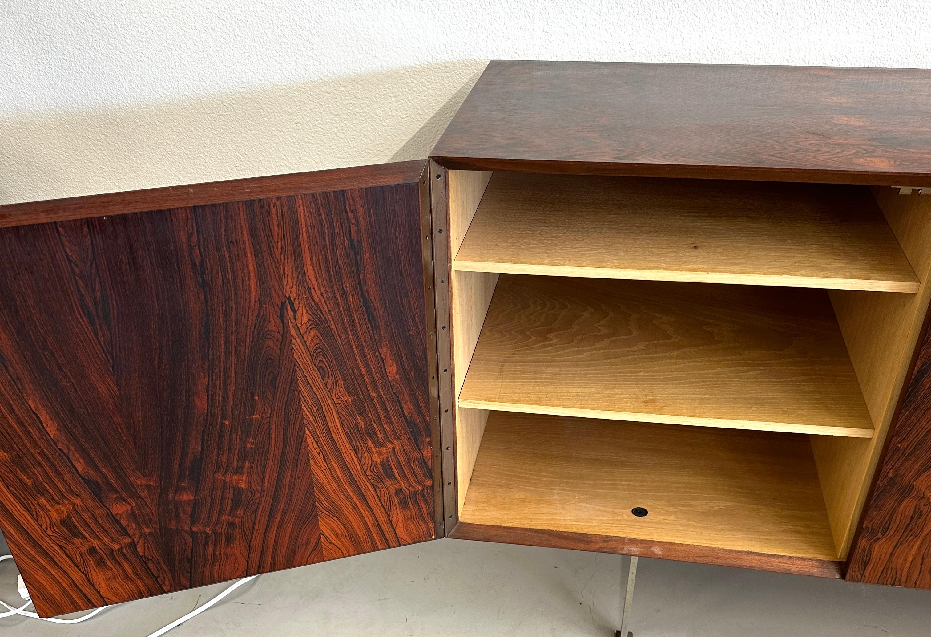 Stunning 1970’s Poul Norreklit for Georg Petersens Rosewood Credenza 11
