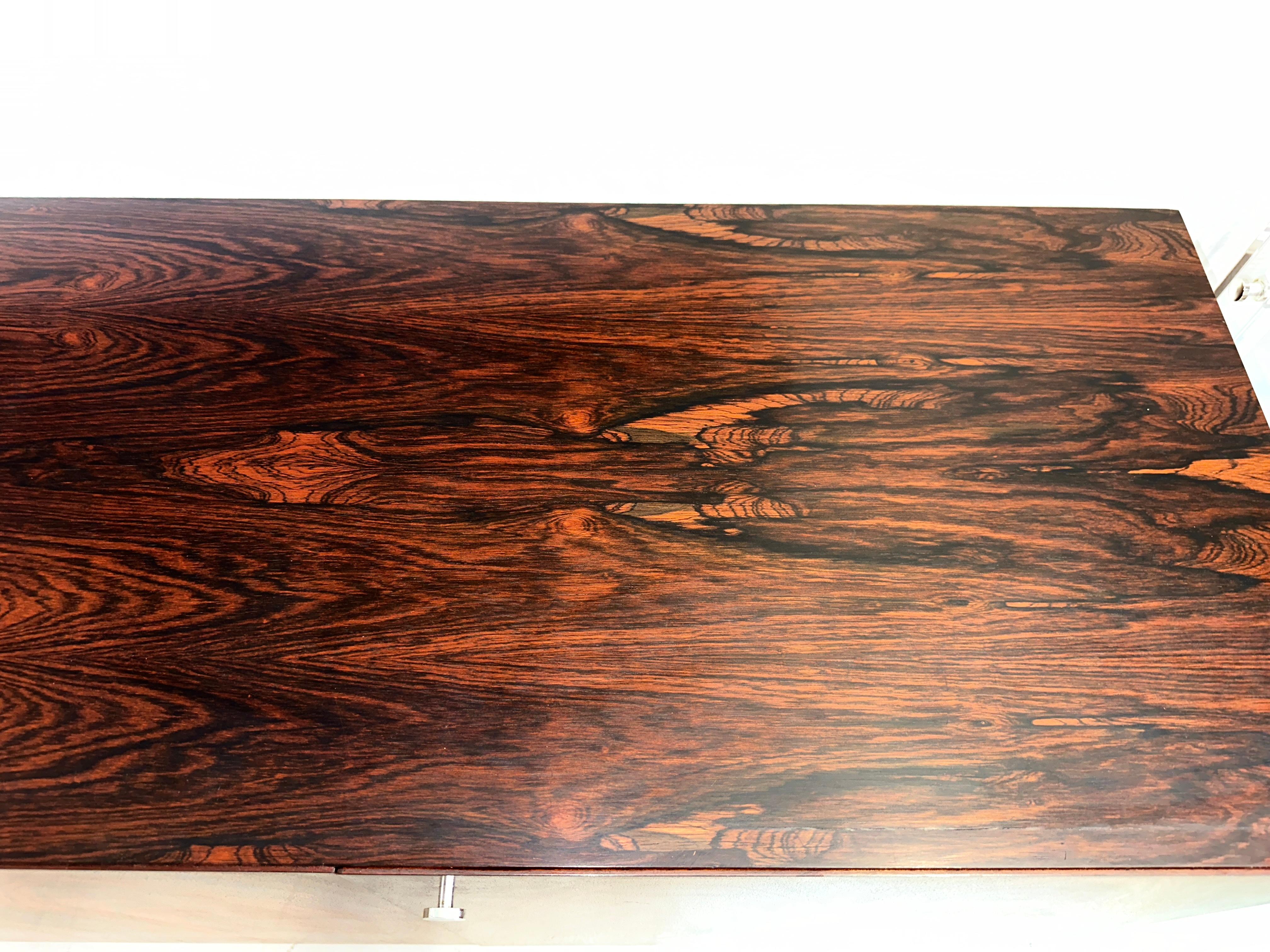 Hand-Crafted Stunning 1970’s Poul Norreklit for Georg Petersens Rosewood Credenza