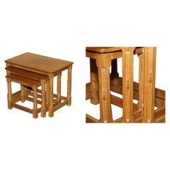 Mesas nido y apilables de madera