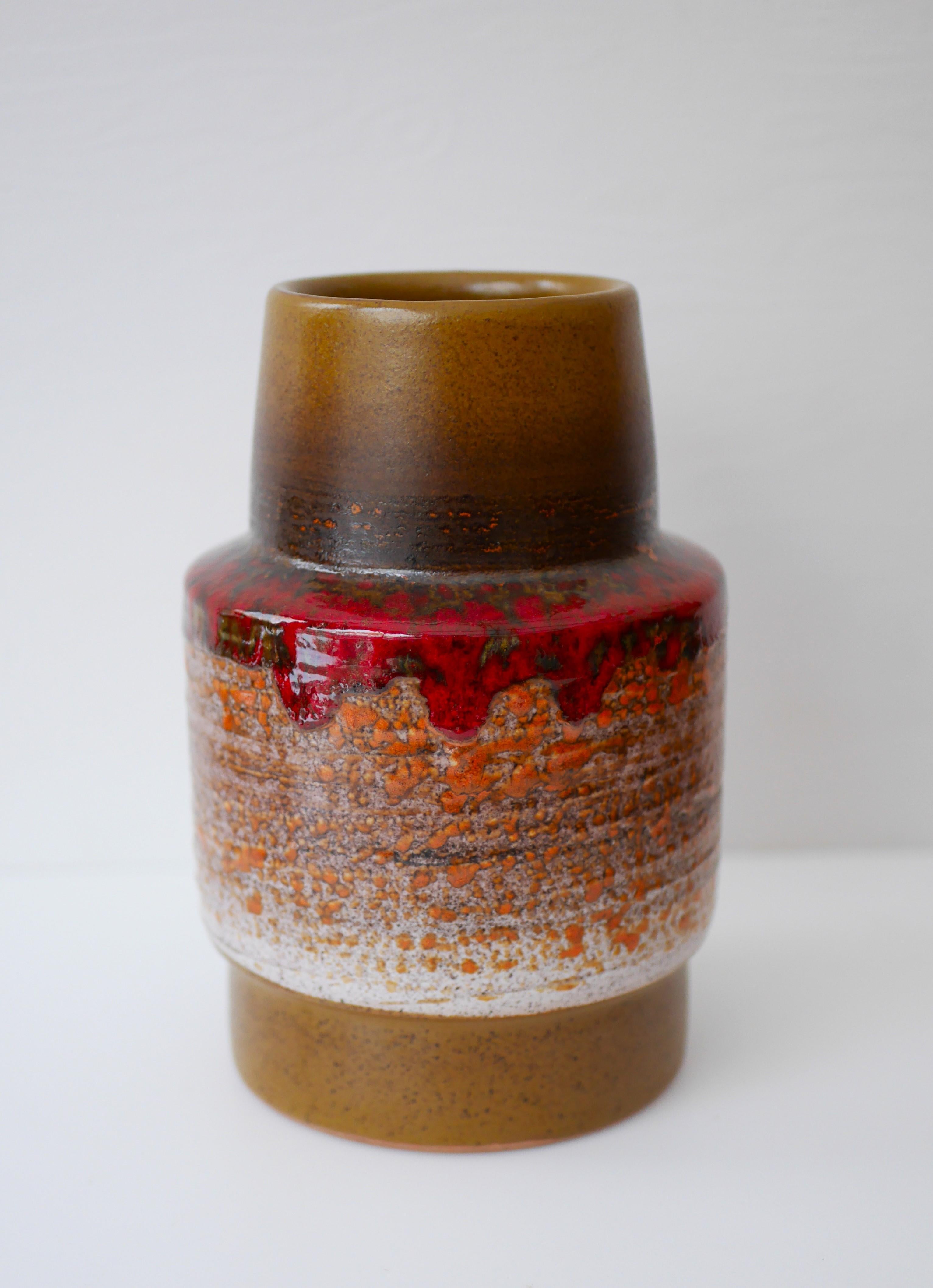 Hand-Crafted Stunning 1970s vase from Tilgmans, Sweden.