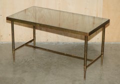 STUNNING 1970's VINTAGE FRENCH GILT & LACQUERED CHINESE CHINOISERIE COFFEE TABLE